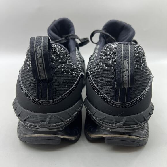 Mizuno Wave Creation Waveknit 2 Shoes Women Size 7.5 Black White Running Sneaker - Picture 4 of 8